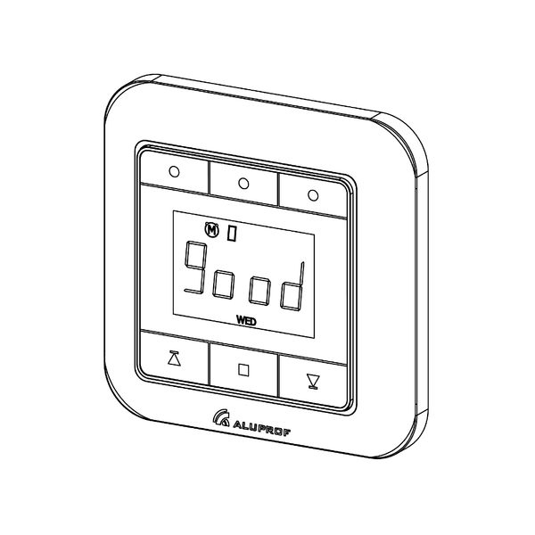 Interrupteur encastré avec récepteur radio intégré - horloge programmable    